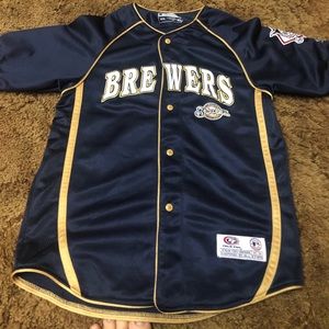 MEDIUM brewers team jersey